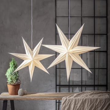 Holly papirstjerne 60 cm - Hvid - Star Trading