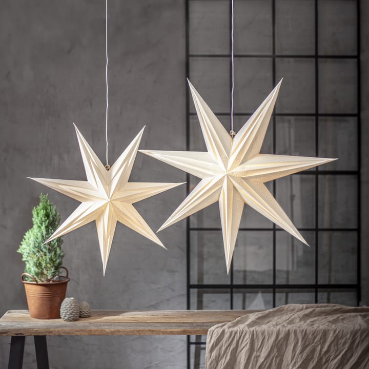 Holly papirstjerne 60 cm, Hvid Star Trading