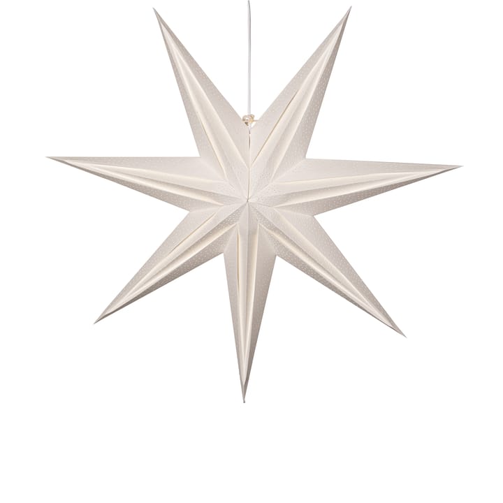 Holly papirstjerne 75 cm - Hvid - Star Trading