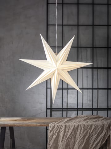 Holly papirstjerne 75 cm - Hvid - Star Trading