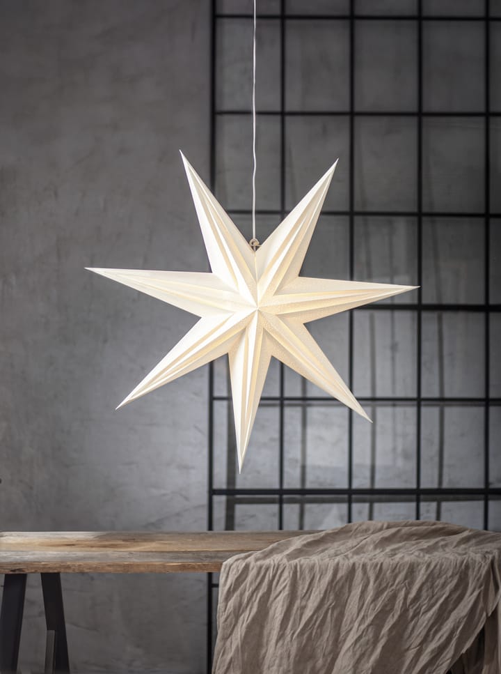 Holly papirstjerne 75 cm, Hvid Star Trading