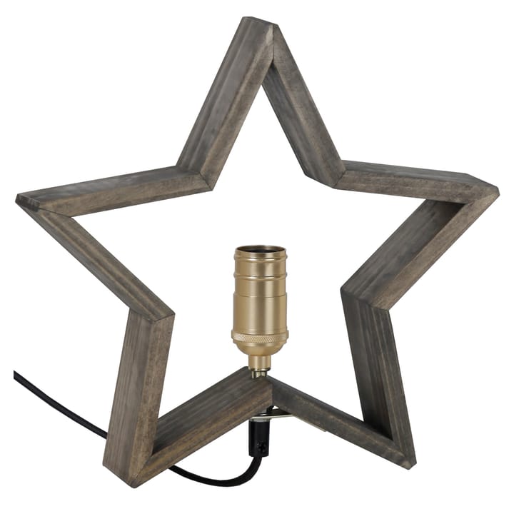 Lysekil Adventstjerne bordmodel 29 cm - Brun - Star Trading