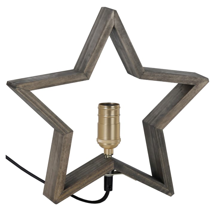 Lysekil Adventstjerne bordmodel 29 cm, Brun Star Trading