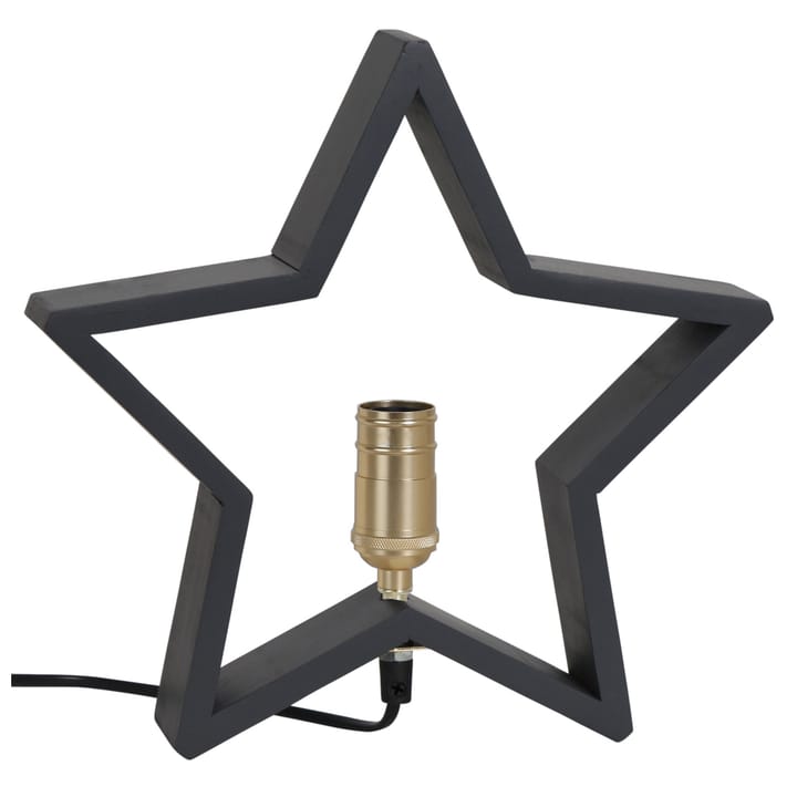 Lysekil Adventstjerne bordmodel 29 cm - Grå - Star Trading