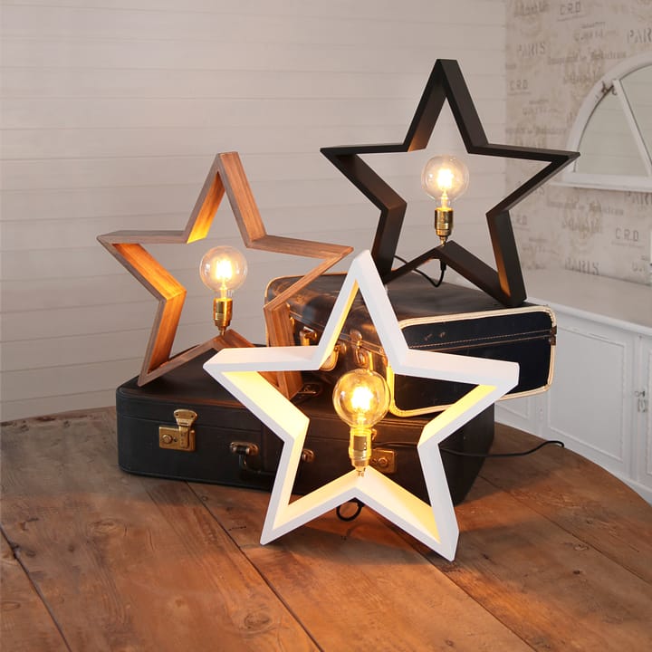 Lysekil Adventstjerne bordmodel 48 cm, hvid Star Trading