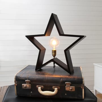 Lysekil Adventstjerne bordmodel 48 cm - Sort - Star Trading