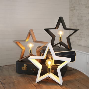 Lysekil Adventstjerne bordmodel 48 cm - Sort - Star Trading