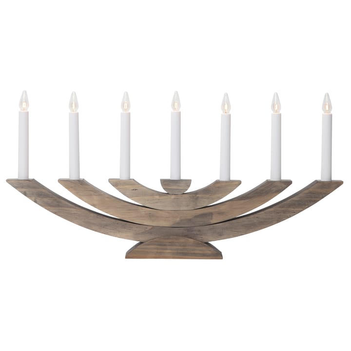 Navida adventslysestage - Brun - Star Trading