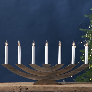 Navida adventslysestage - Brun - Star Trading