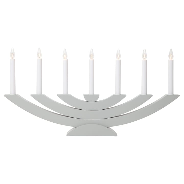 Navida adventslysestage - Grå - Star Trading