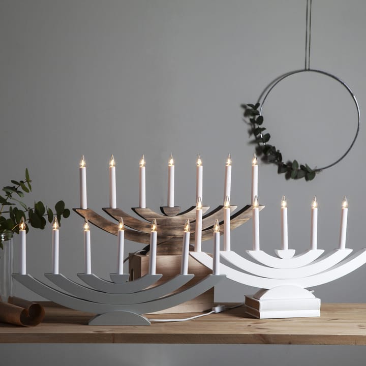 Navida adventslysestage, Grå Star Trading