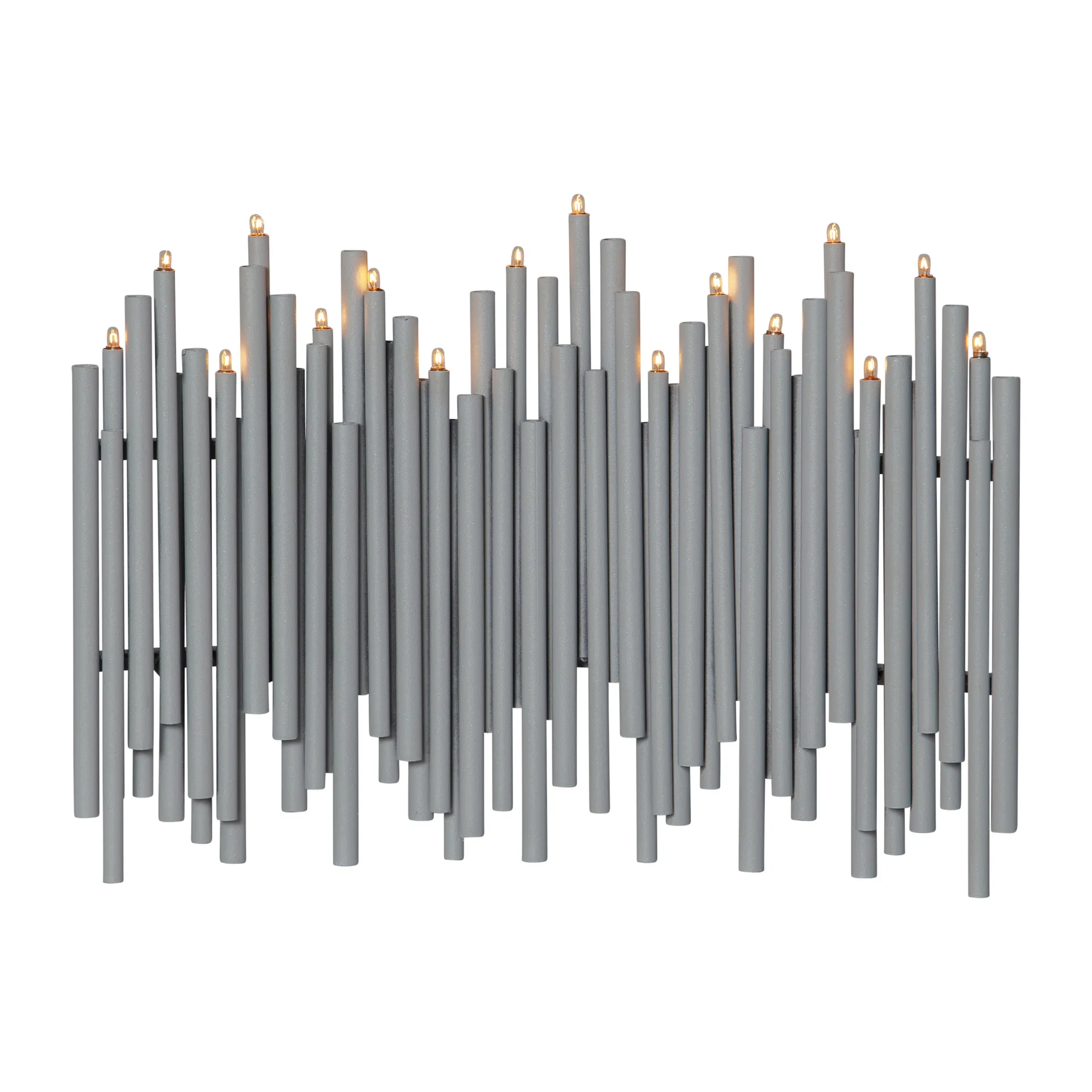 Note adventslysestage 25x35 cm, Grå Star Trading