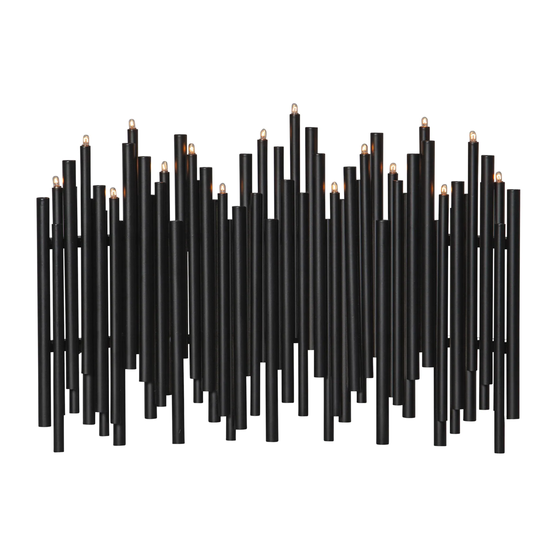 Note adventslysestage 25x35 cm, Sort Star Trading