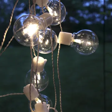 Partaj lyskæde - Hvid - Star Trading