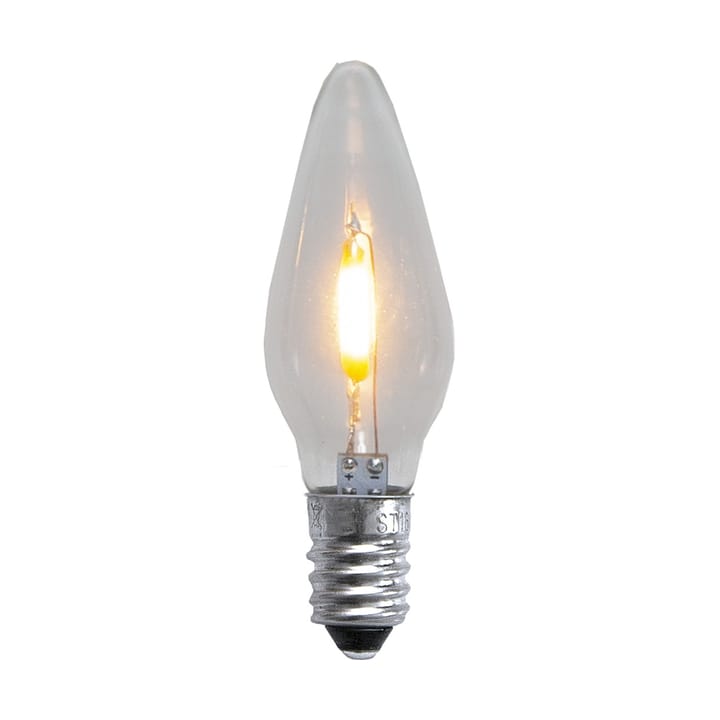 Reservepære E10 LED filament soft glow 3-pak, 0,5W 1900K ikke dæmpbar Star Trading