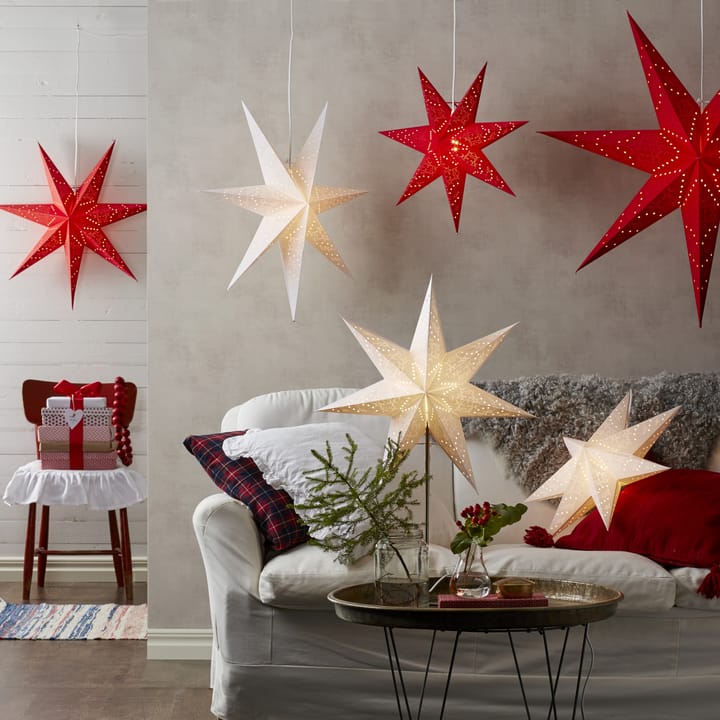 Sensy adventsstjerne 70 cm, Hvid Star Trading