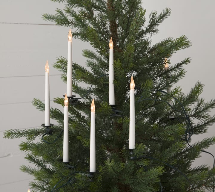 SlimLine juletræsbelysning 16 pærer - Hvid - Star Trading