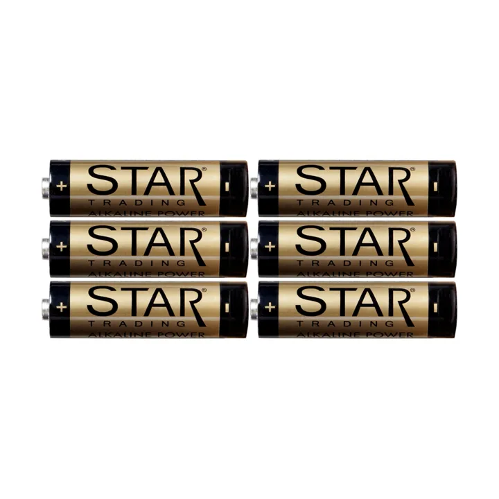 Star Trading batterier 6 pak, AA Star Trading