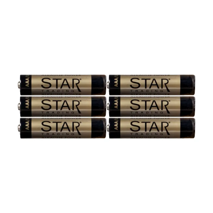 Star Trading batterier 6 pak - AAA - Star Trading
