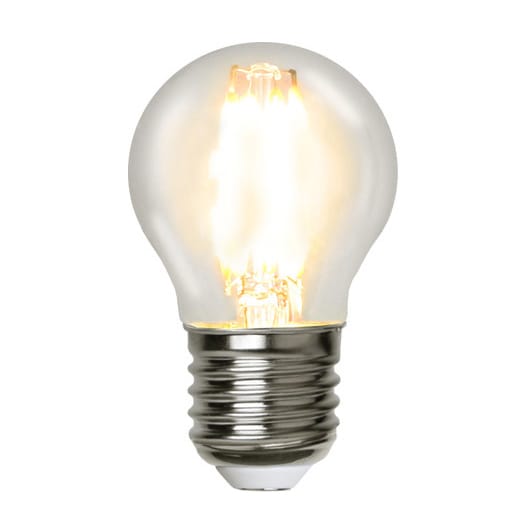 Star Trading E27 G45 LED filament clear, 4,5 cm, 2700K Star Trading