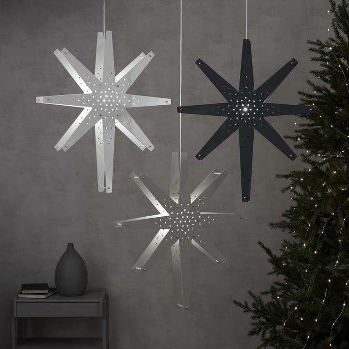 Tall adventsstjerne 60x70 cm, Grafitgrå Star Trading