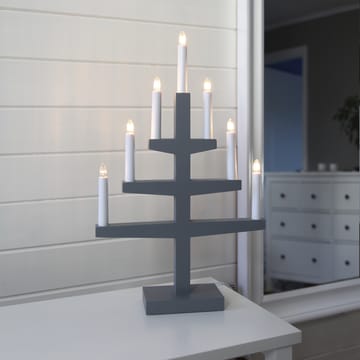 Trapp Adventlysestage 54 cm - grå - Star Trading