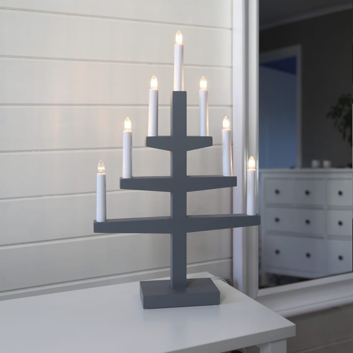Trapp Adventlysestage 54 cm, grå Star Trading