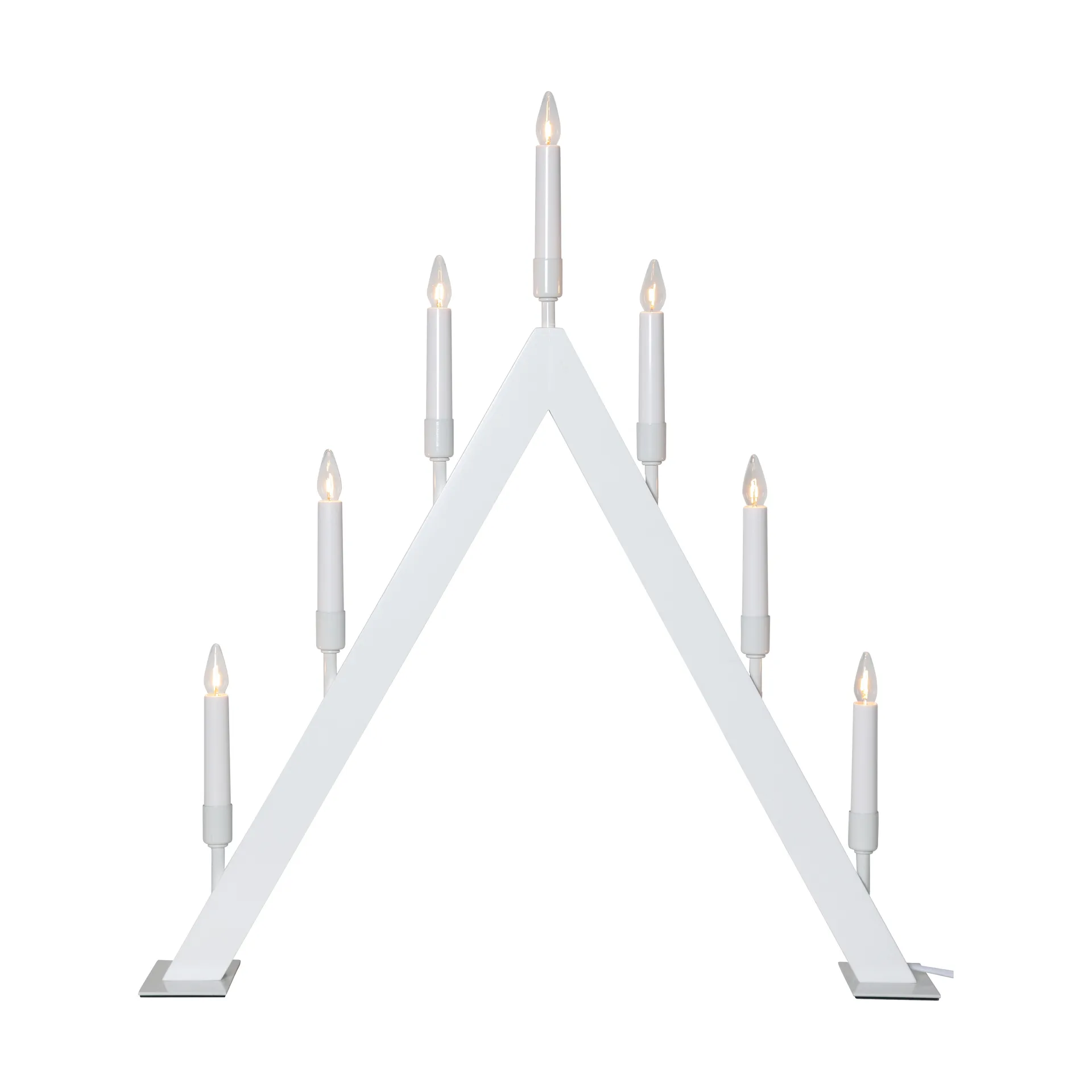 Vind A adventslysestage, Hvid Star Trading