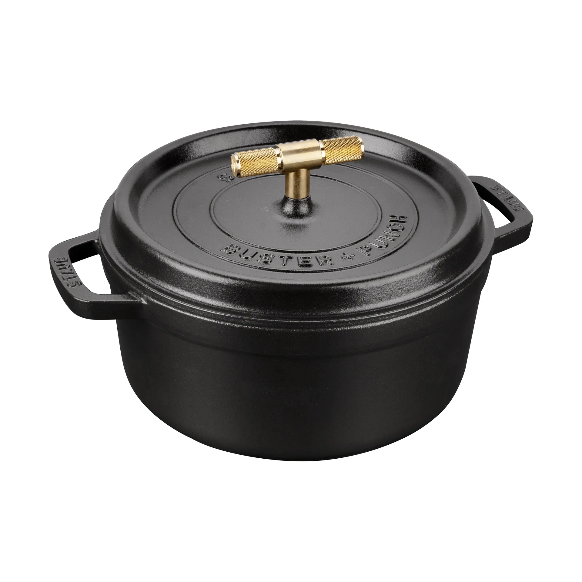 Buster & Punch gryde støbejern messing, 3,8 L STAUB