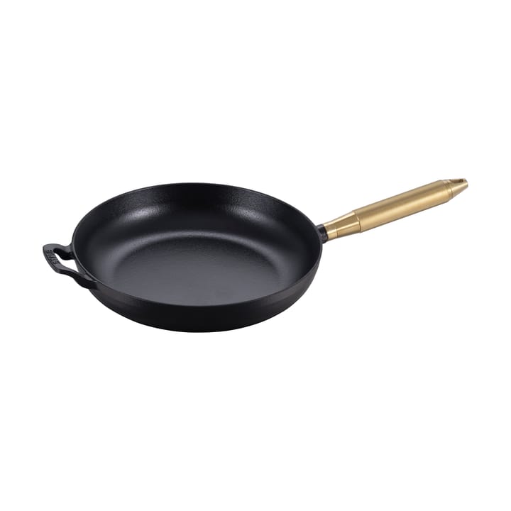 Buster & Punch stegepande støbejern sort Ø28 cm - Messinghåndtag - STAUB