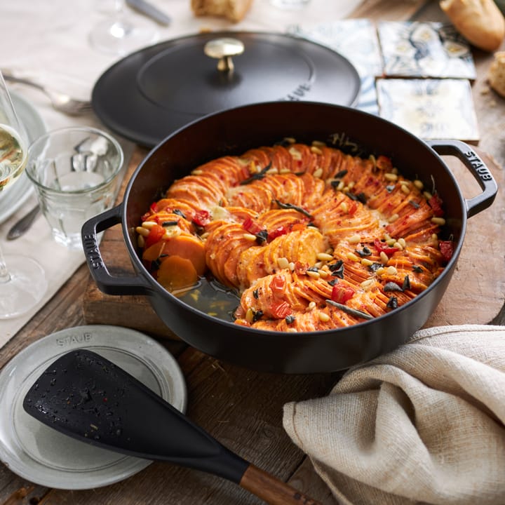 Chistera sauterpande Ø28 cm 3,7 L, Sort STAUB