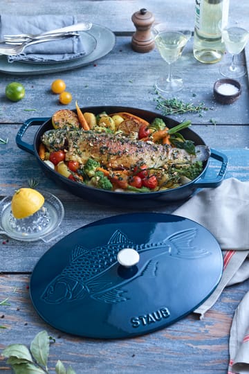 La Mer oval gryde, tre lag emalje - 32 cm - STAUB