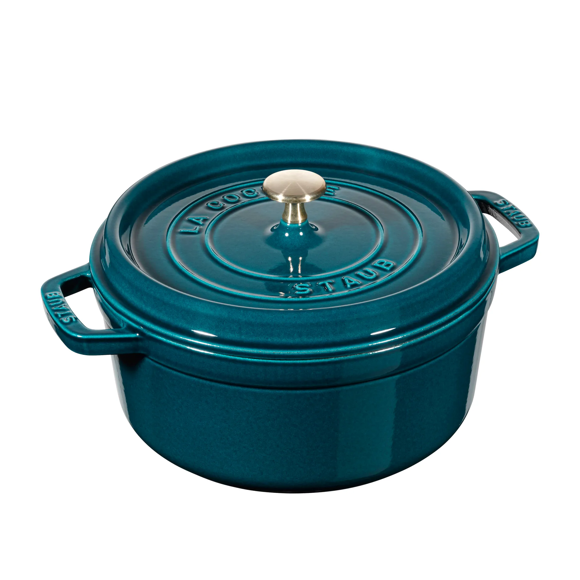 La Mer rund gryde, tre lag emalje, 3,8 l STAUB