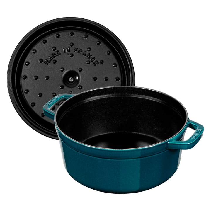 La Mer rund gryde, tre lag emalje, 3,8 l STAUB