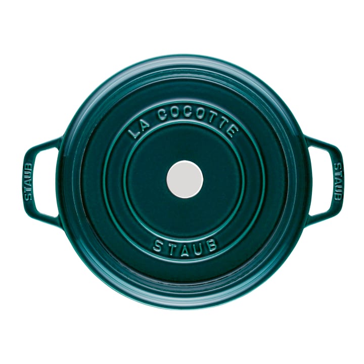 La Mer rund gryde, tre lag emalje, 5,2 l STAUB