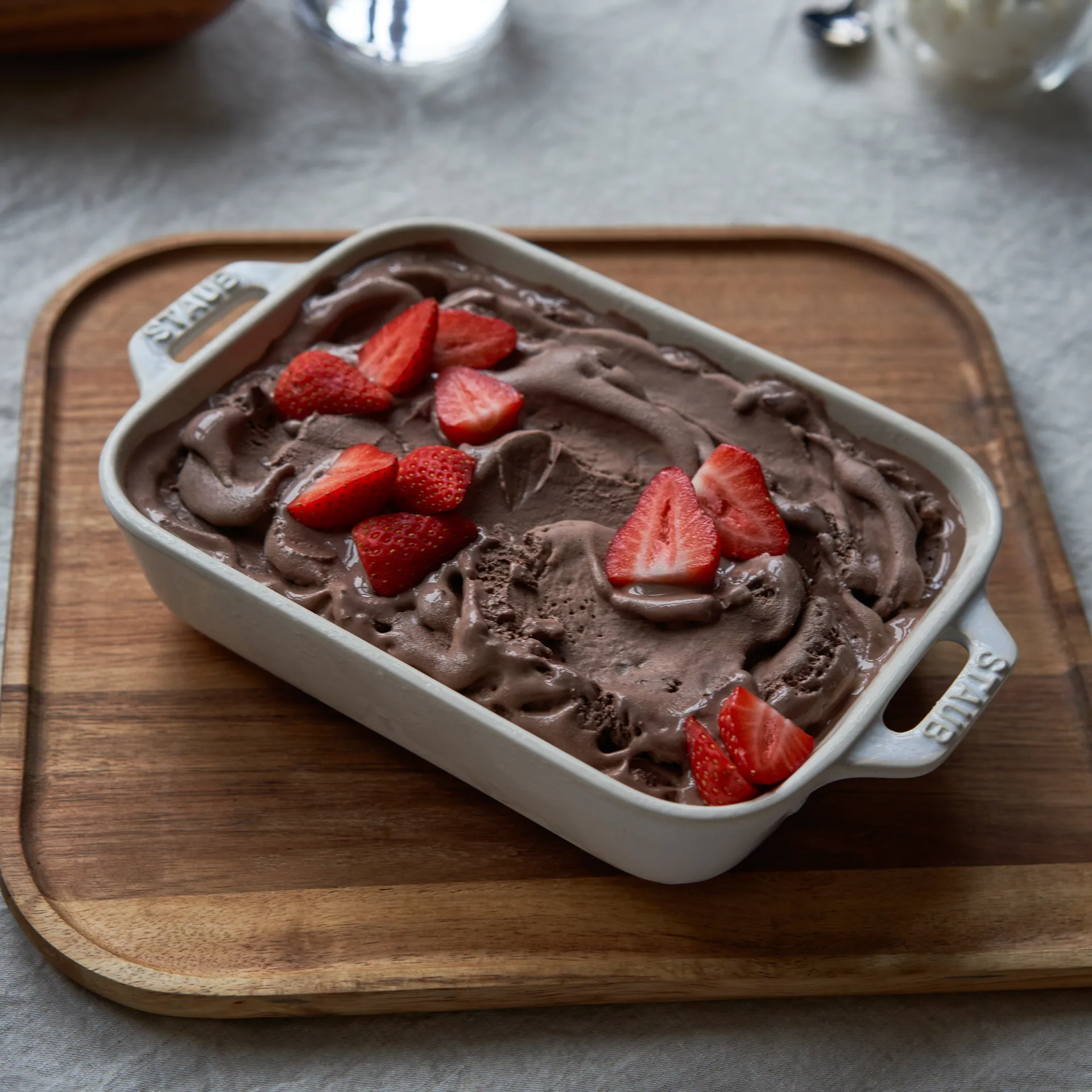 Staub bradepande 3 dele, Ivory white STAUB