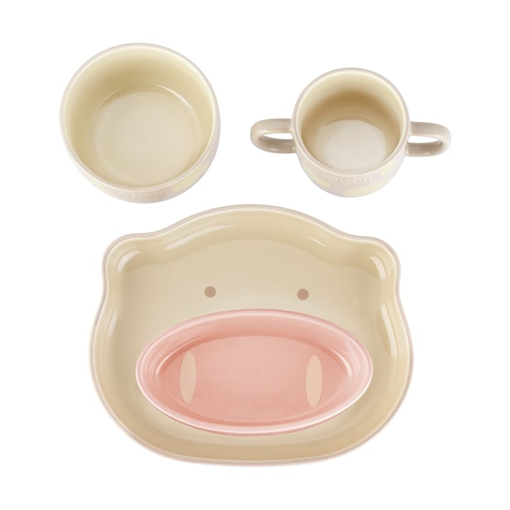 Staub børneservice 4 dele, Beige STAUB