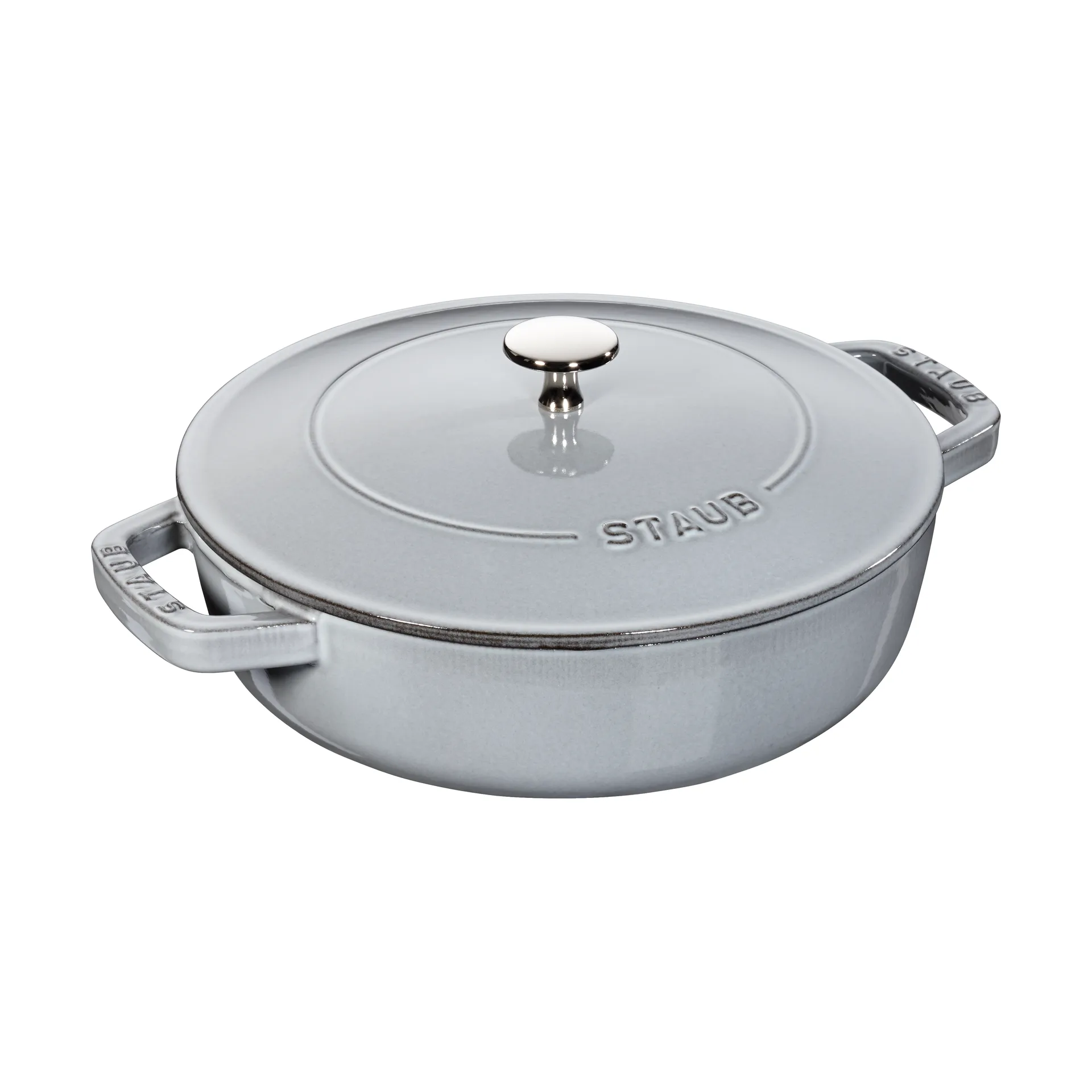 Staub Chistera sauterpande støbejern Ø24 cm, Grafitgrå STAUB