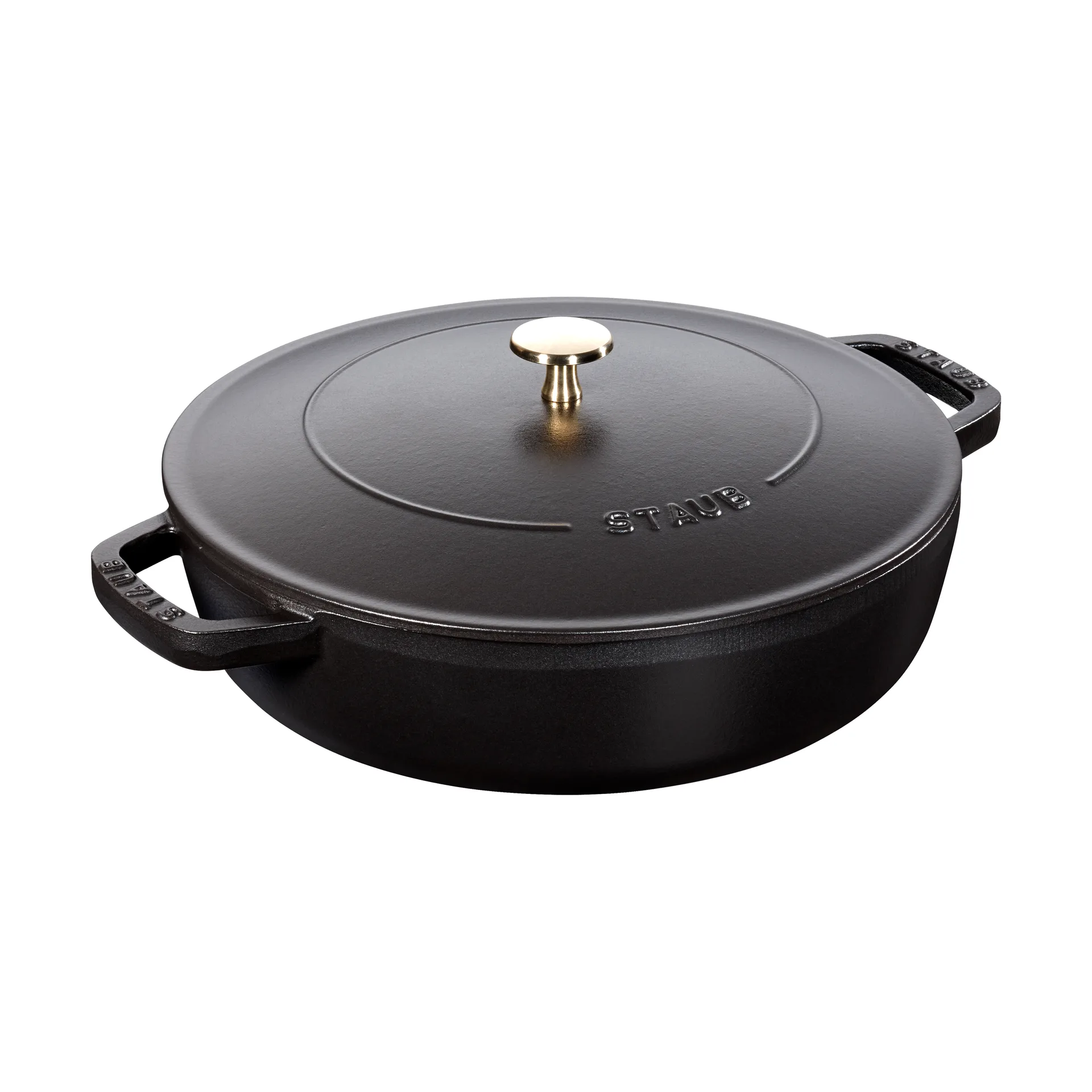 Staub Chistera sauterpande støbejern Ø24 cm, Sort STAUB