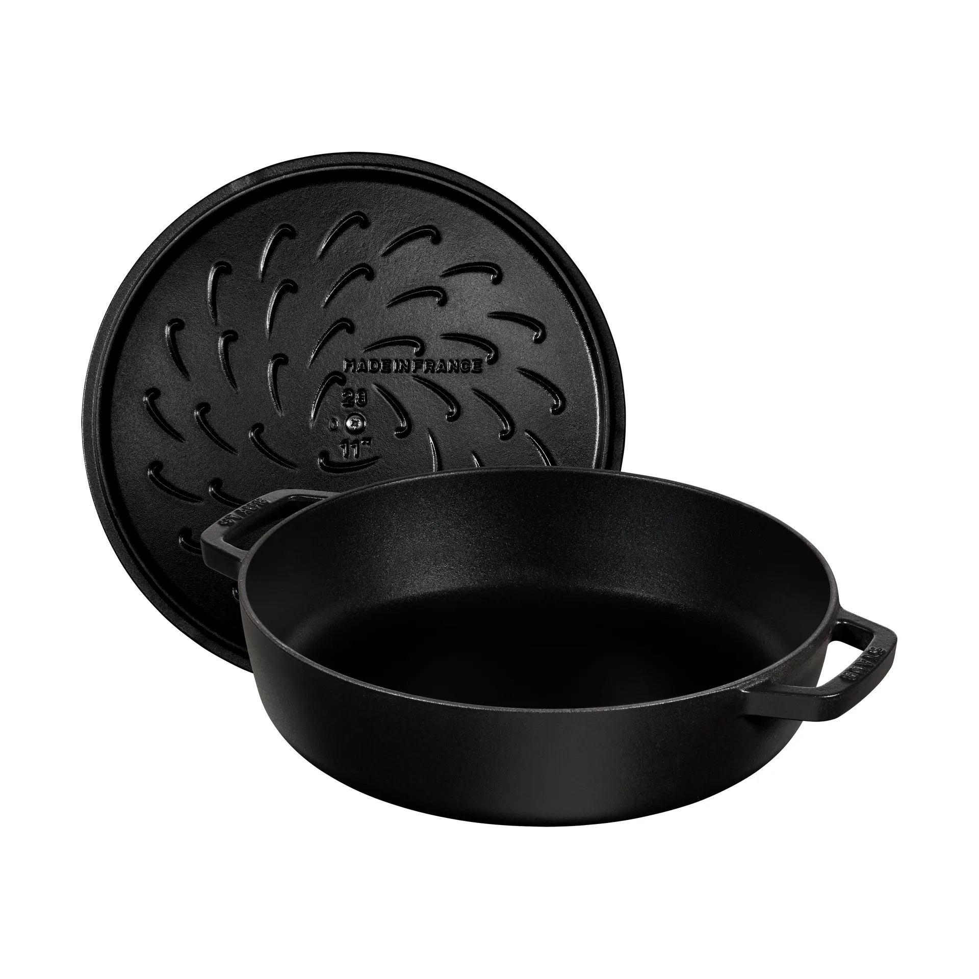 Staub Chistera sauterpande støbejern Ø24 cm, Sort STAUB