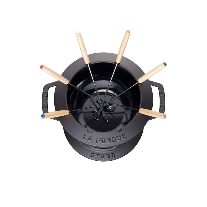 Staub fonduesæt 1,65 l - Sort - STAUB