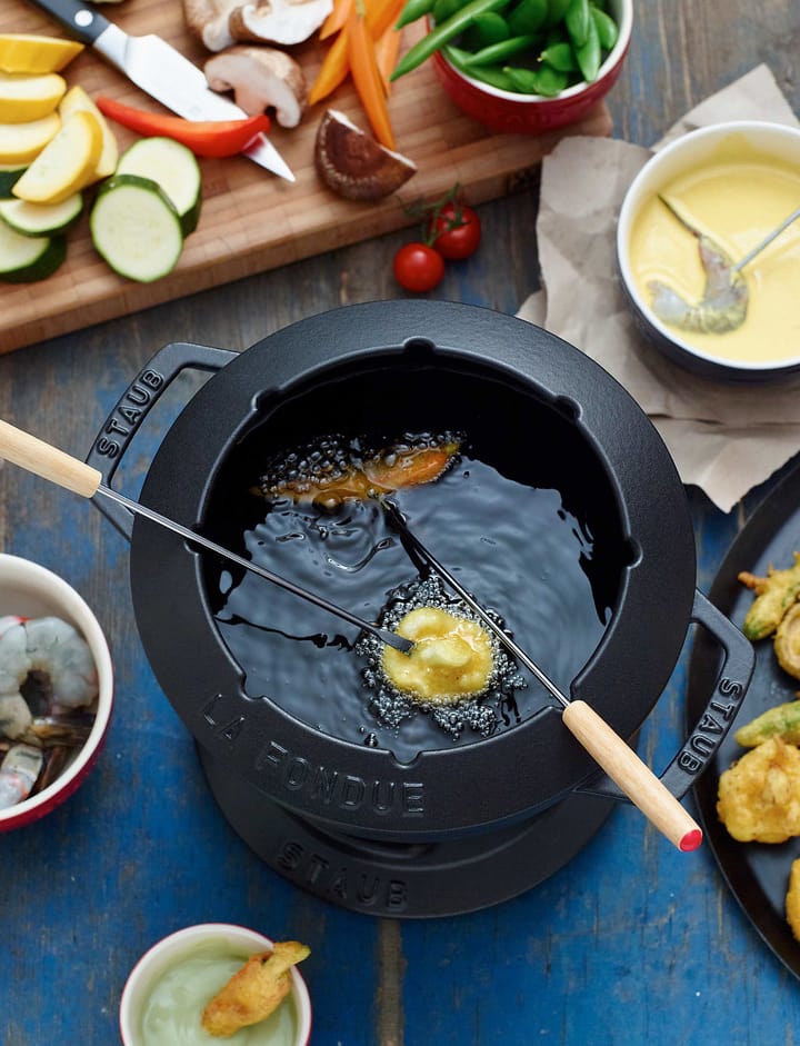 Staub fonduesæt 1,65 l, Sort STAUB