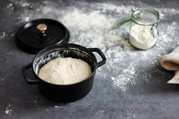 Staub La Cocotte rund gryde støbejern 1,7 L - Sort - STAUB
