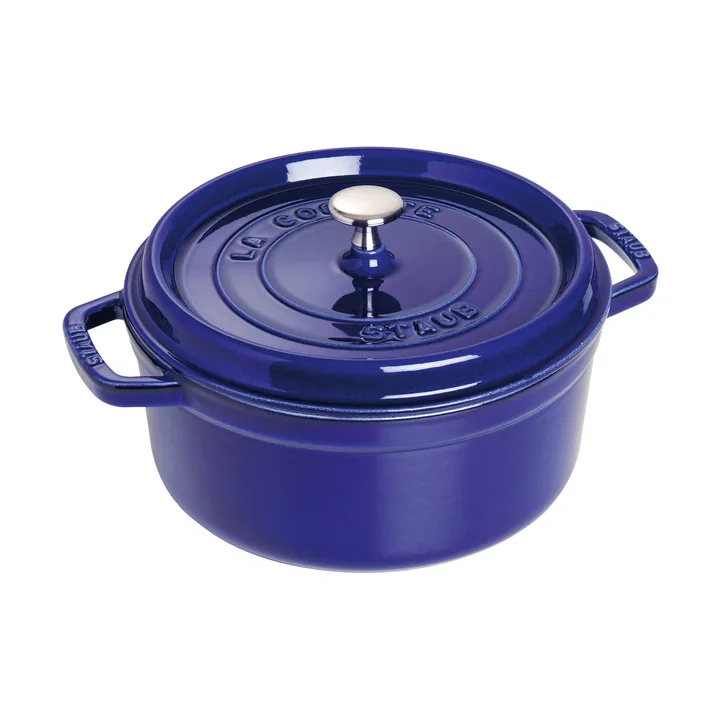 Staub La Cocotte rund gryde støbejern 2,5 L - Mørkeblå - STAUB