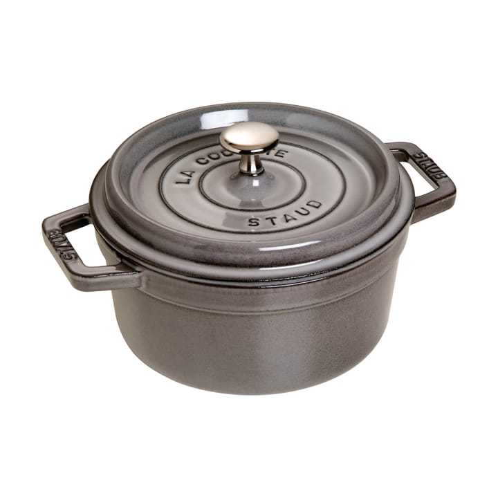 Staub La Cocotte rund gryde støbejern 2,6 L - Grafitgrå - STAUB