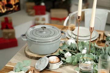 Staub La Cocotte rund gryde støbejern 2,6 L - Grafitgrå - STAUB