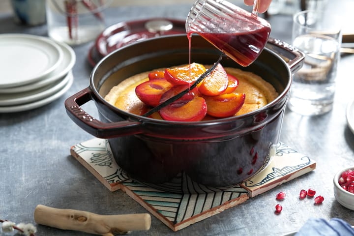 Staub La Cocotte rund gryde støbejern 2,6 L, Grenadine rød STAUB