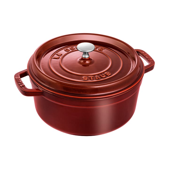 Staub La Cocotte rund gryde støbejern 3,8 L - Grenadine rød - STAUB
