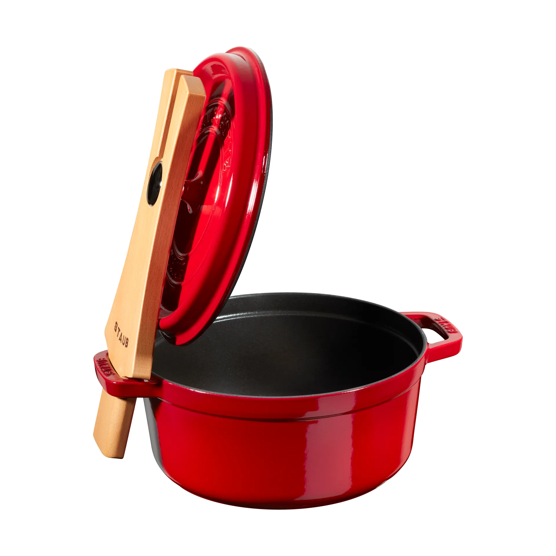 Staub lågholder i træ, 24 cm STAUB