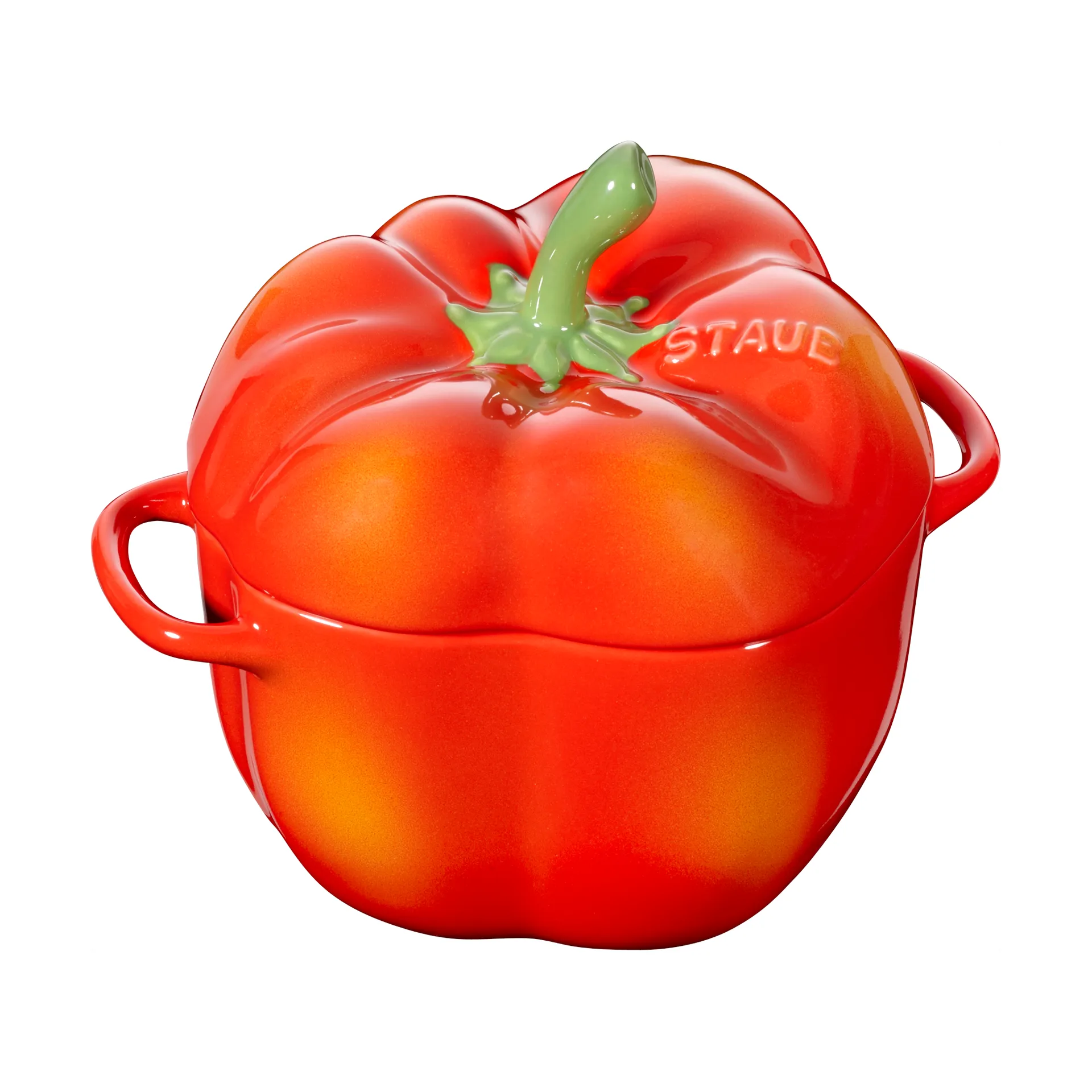 Staub mini gryde paprika 0,47 L, Orange-rød STAUB